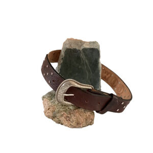 Western Belt Girls, Size 27”, Brown Leather.